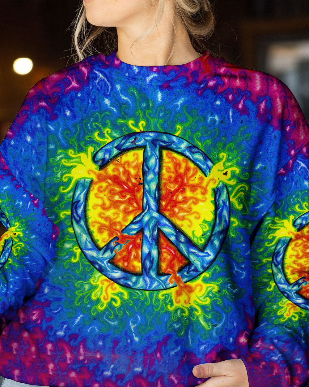 STAY TRIPPY LITTLE HIPPIE TIE DYE ALL OVER PRINT - YHLN2702233