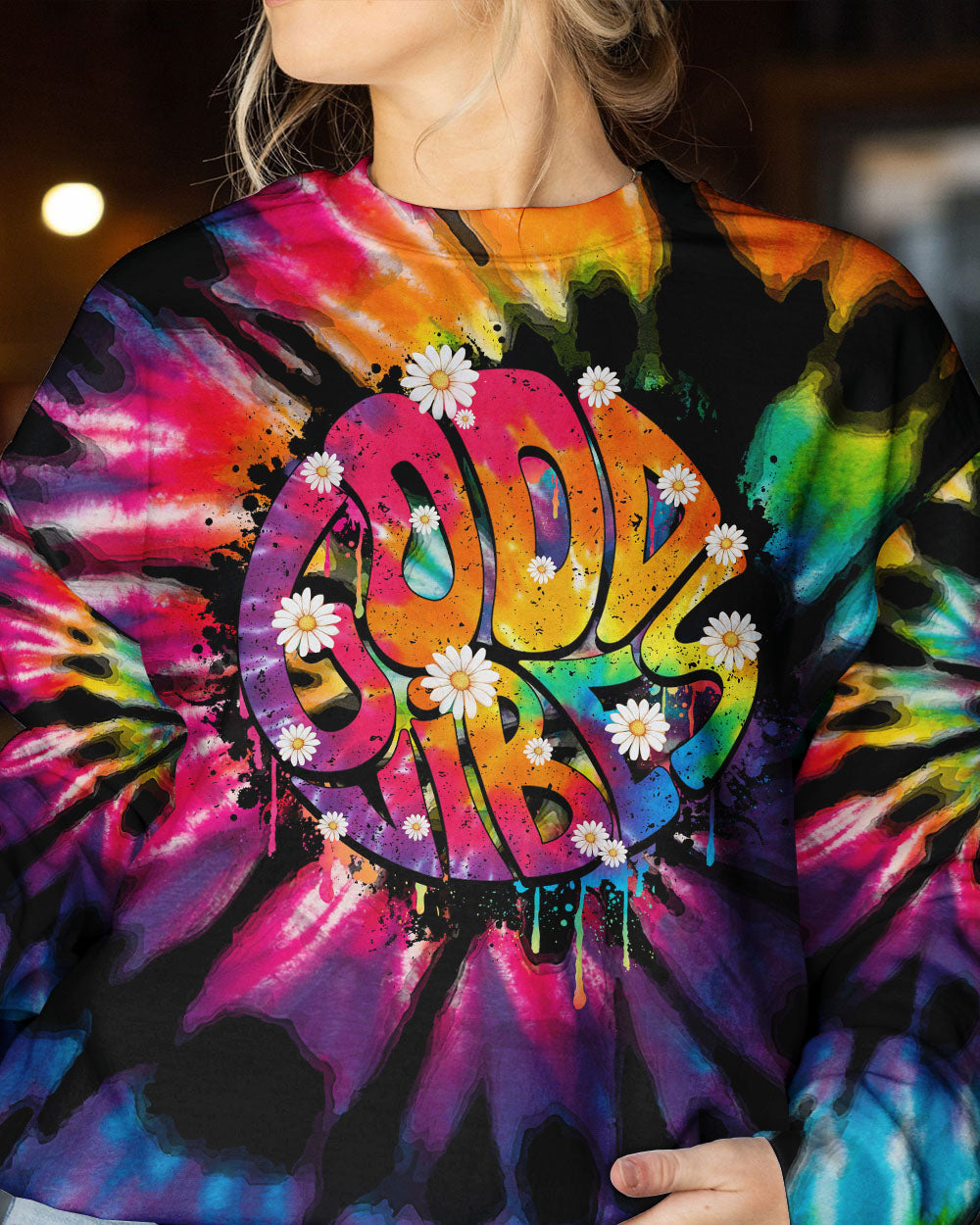 GOOD VIBES TIE DYE ALL OVER PRINT - TYTM1102231