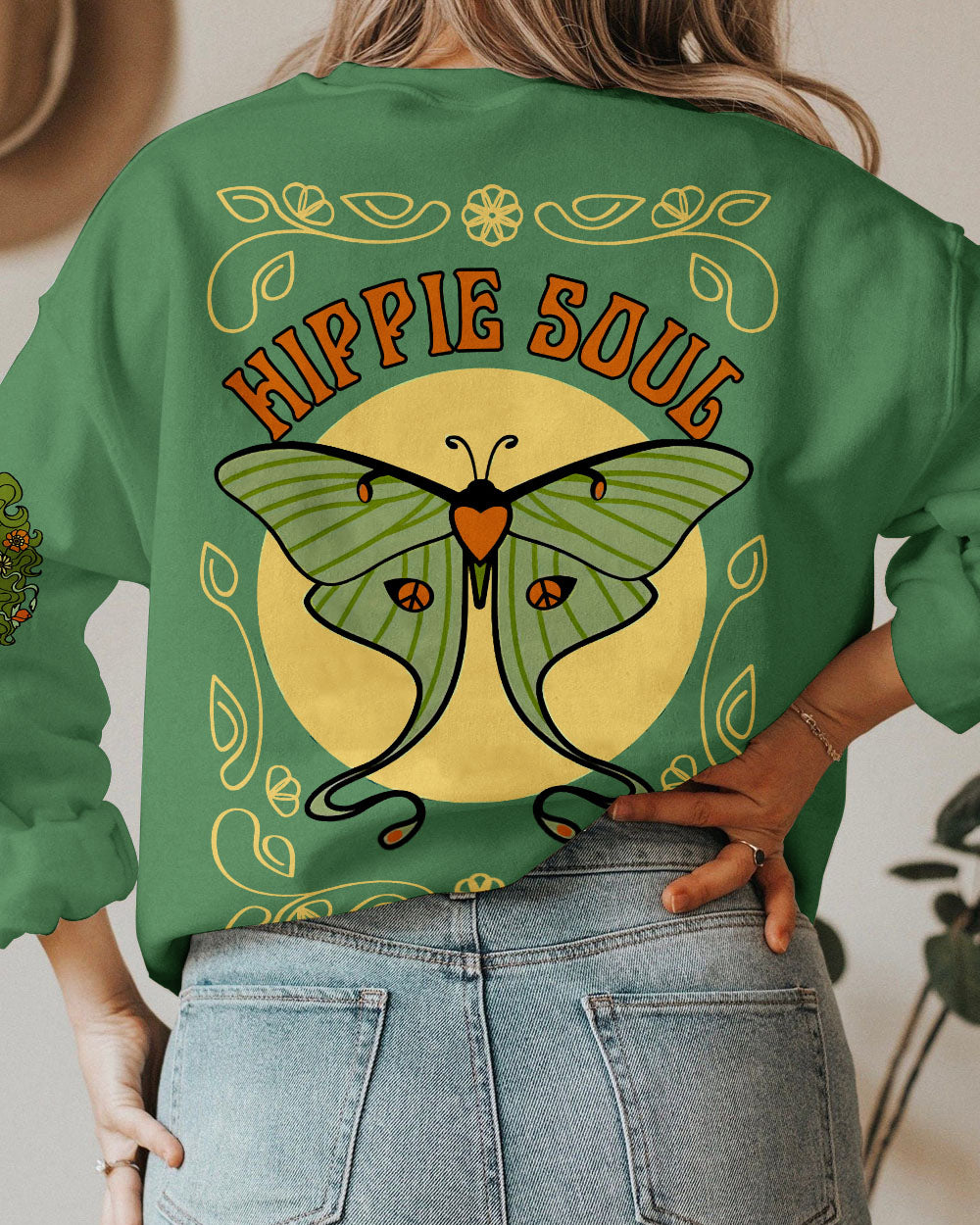 FLOWER CHILD HIPPIE SOUL ALL OVER PRINT - YHLN2102233