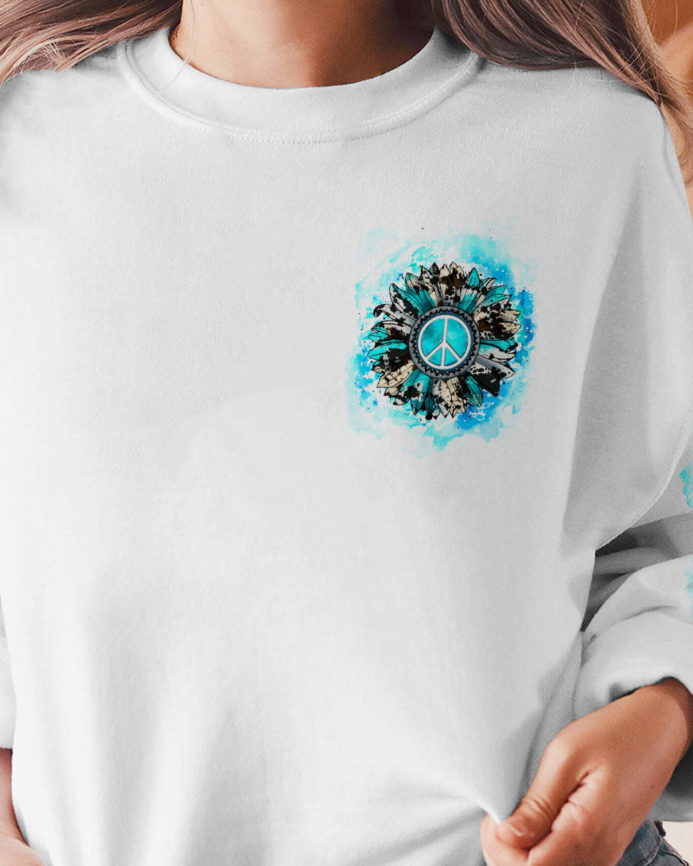 HIPPIE SOUL SUNFLOWER GEMSTONE ALL OVER PRINT - TY2302233