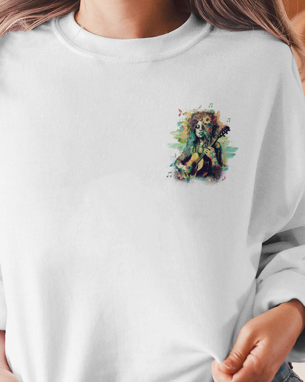 TAKE A SAD SONG AND MAKE IT BETTER HIPPIE GIRL ALL OVER PRINT - YHHG0802232