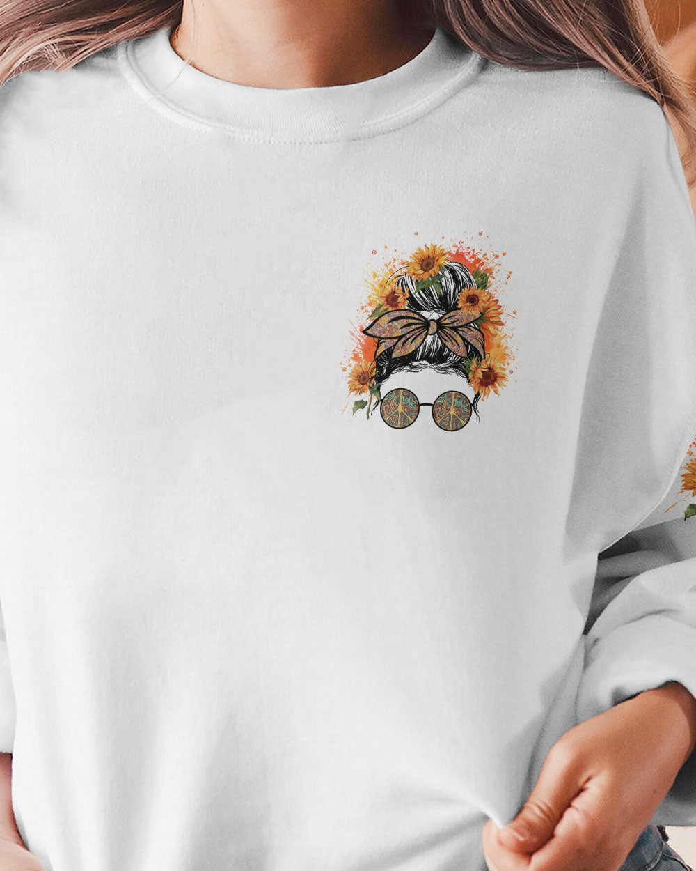 BE THE GIRL WITH THE MESSY HAIR ALL OVER PRINT - TY0302231