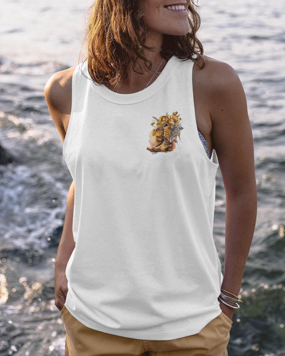 THIS COWGIRL HAS A HIPPIE SOUL ALL OVER PRINT - TY1202232
