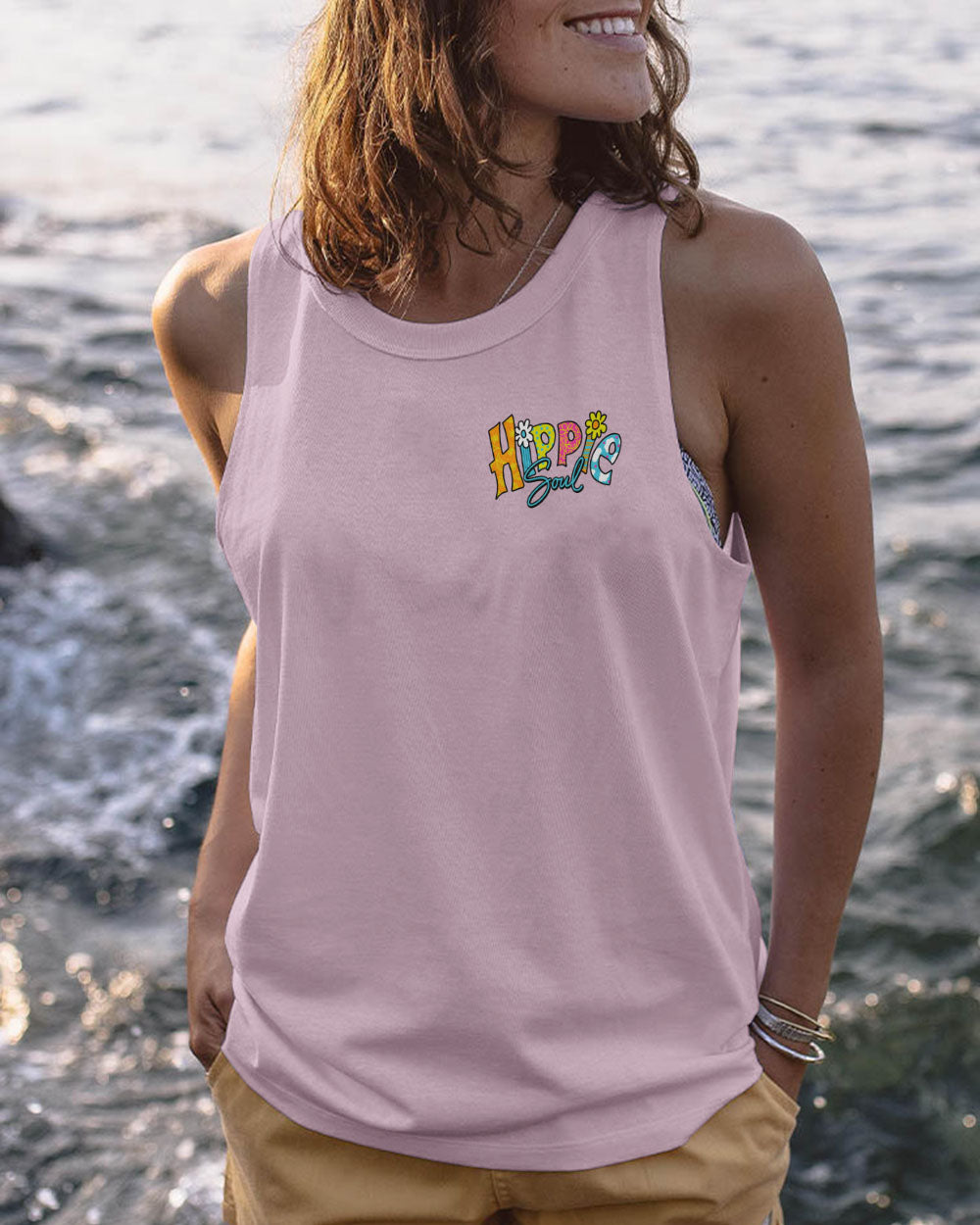 THINK HIPPIE THOUGHTS ALL OVER PRINT - TY0102232