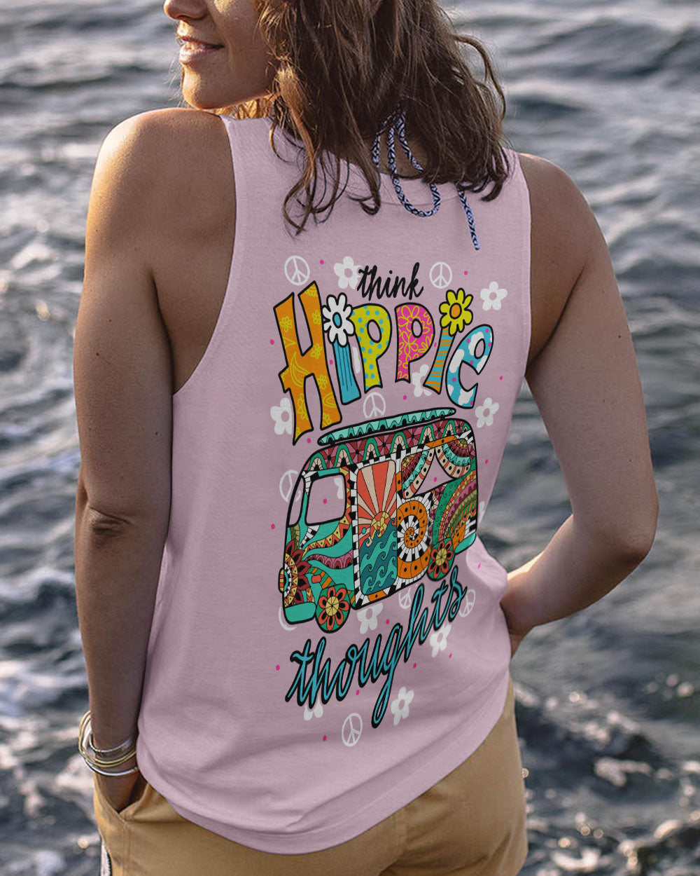 THINK HIPPIE THOUGHTS ALL OVER PRINT - TY0102232