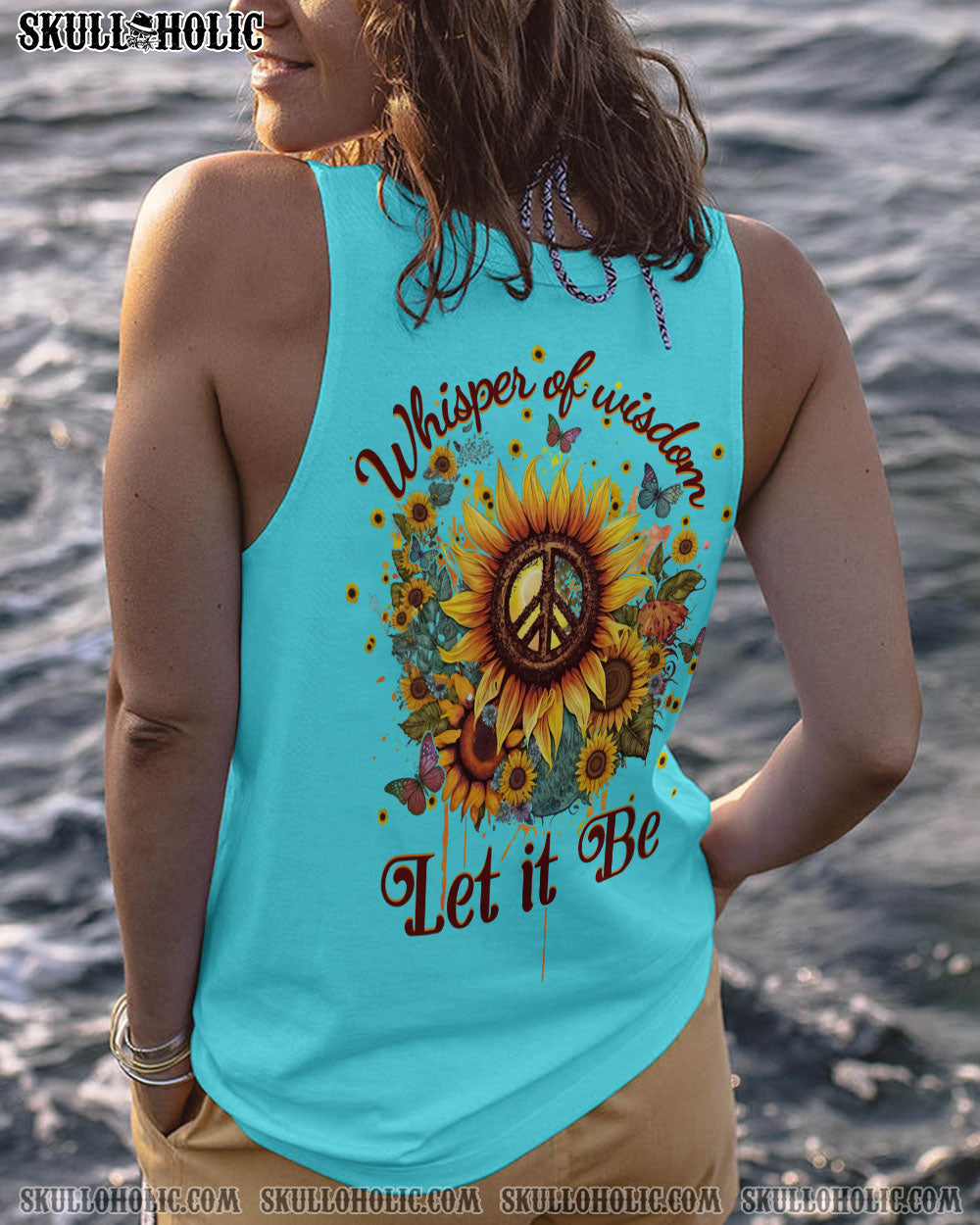 WHISPER OF WISDOM SUNFLOWER ALL OVER PRINT - YHHG0902232