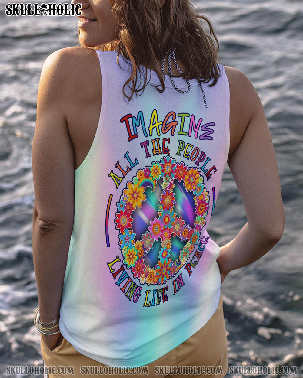 ALL THE PEOPLE LIVING LIFE IN PEACE ALL OVER PRINT - YHLN1002233