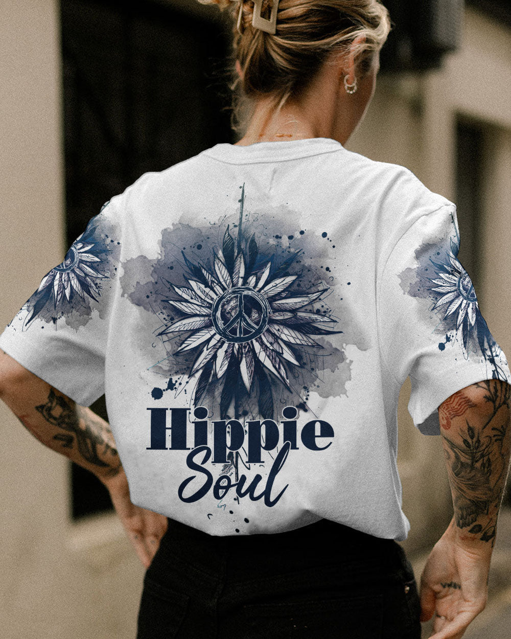HIPPIE SOUL SUNFLOWER ALL OVER PRINT - TA31012310