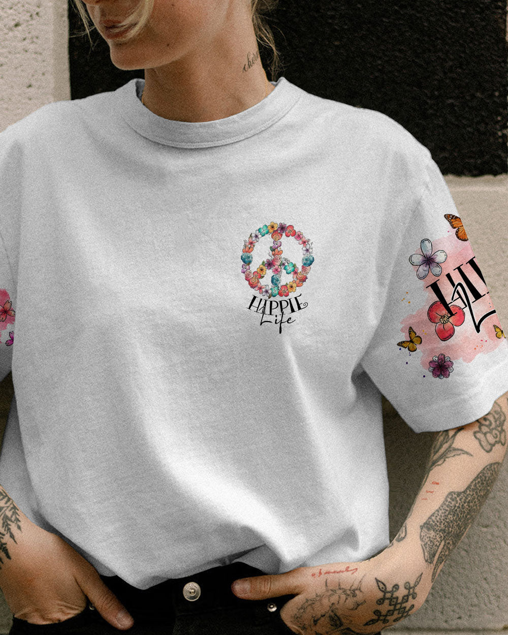 HIPPIE LIFE FLORAL ALL OVER PRINT - TL0502231