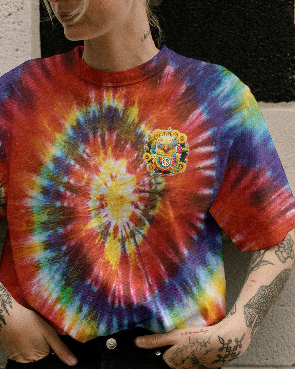 HIPPIE CHICK ALL OVER PRINT - TY1502232
