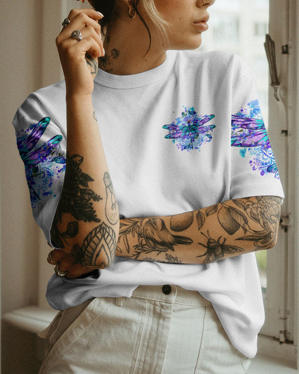 GYPSY SOUL DRAGONFLY ALL OVER PRINT - TY0802232