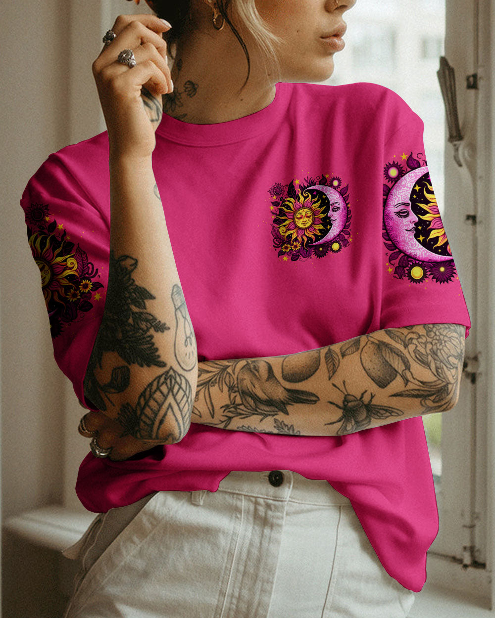 LIVE BY THE SUN PINK ALL OVER PRINT - TYTM1103231