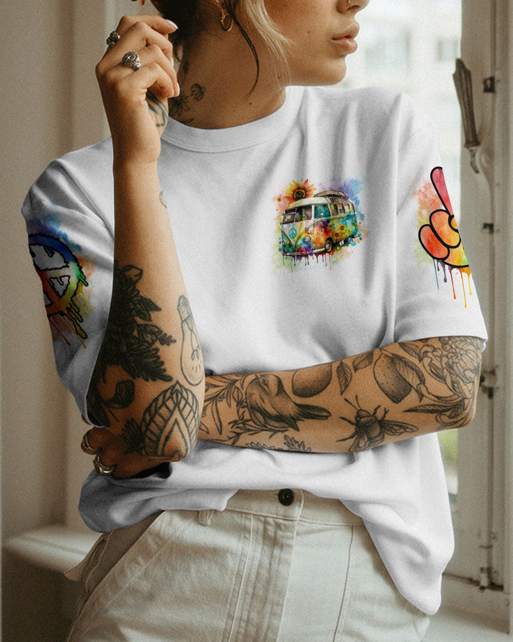 TRIPPY HIPPIE ALL OVER PRINT - TYTM1702232