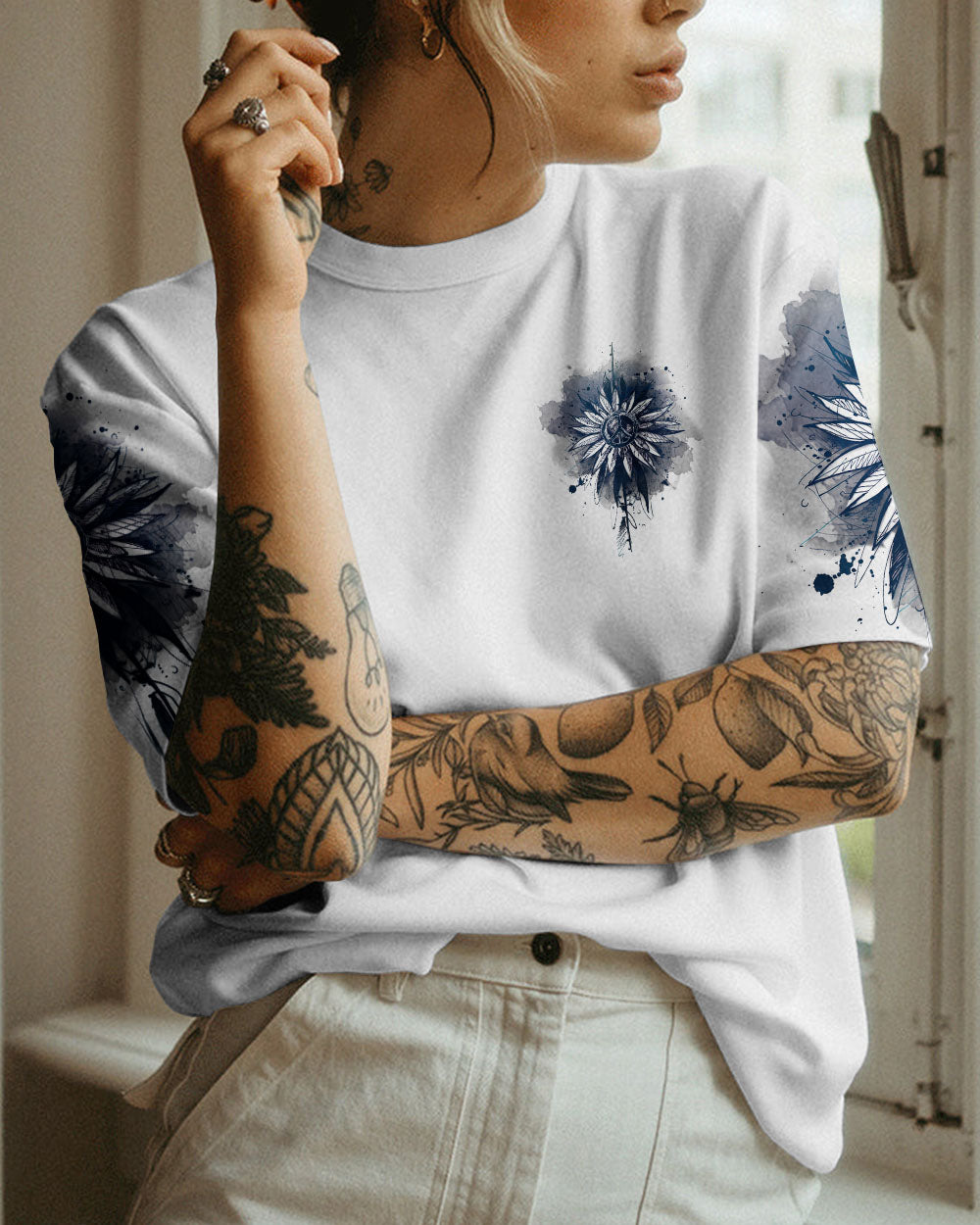 FLOWER CHILD SUNFLOWER ALL OVER PRINT - TA2002231