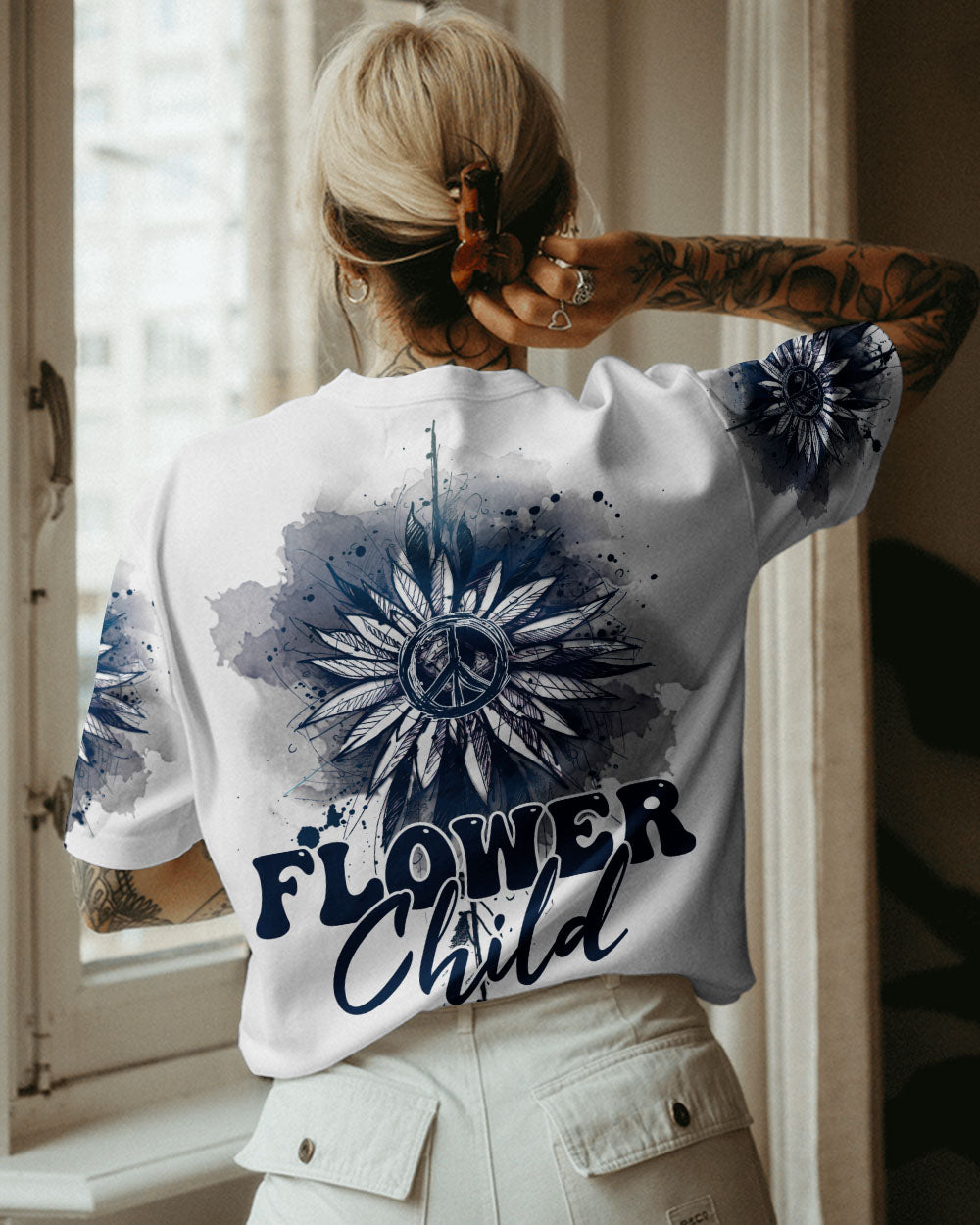 FLOWER CHILD SUNFLOWER ALL OVER PRINT - TA2002231