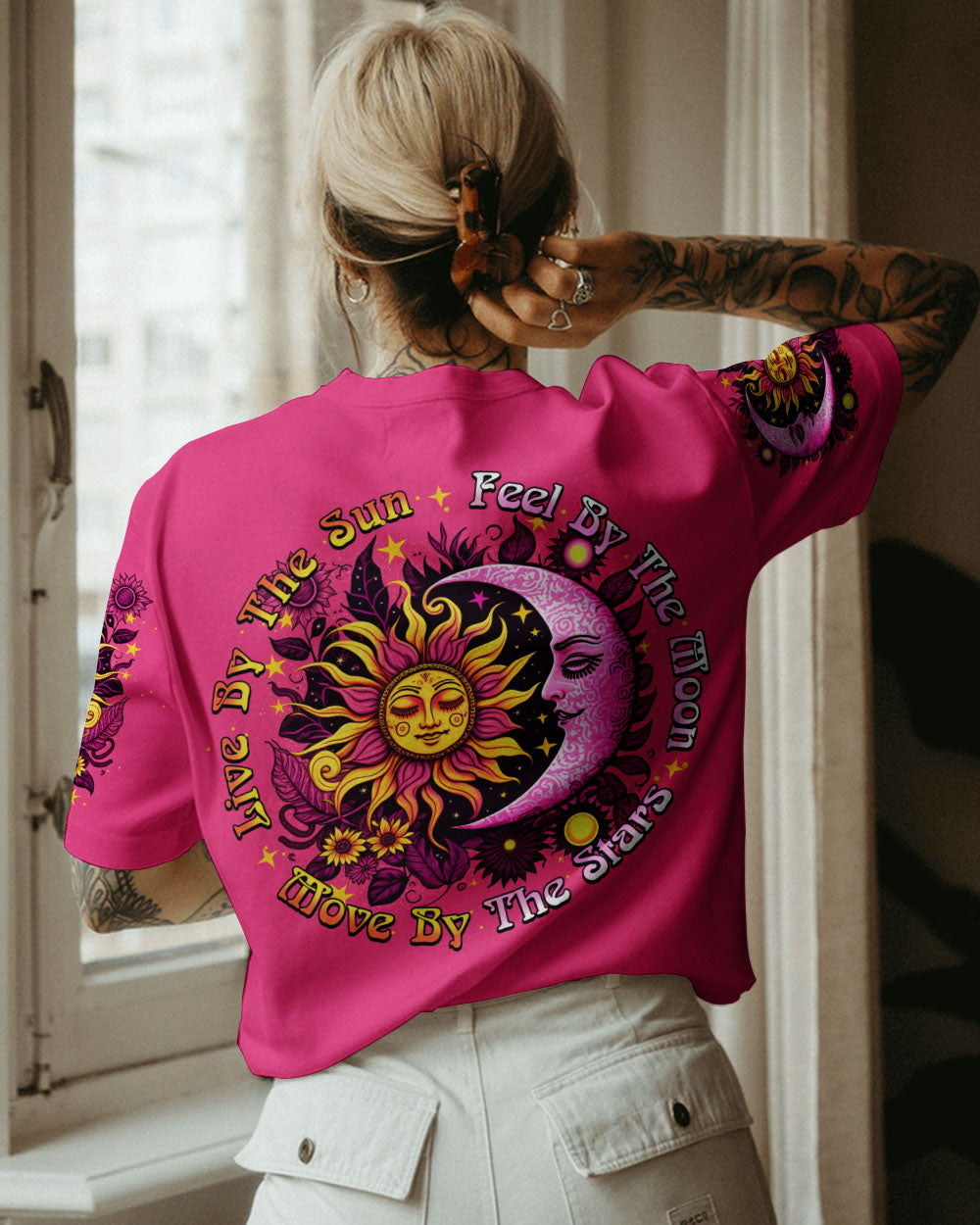 LIVE BY THE SUN PINK ALL OVER PRINT - TYTM1103231
