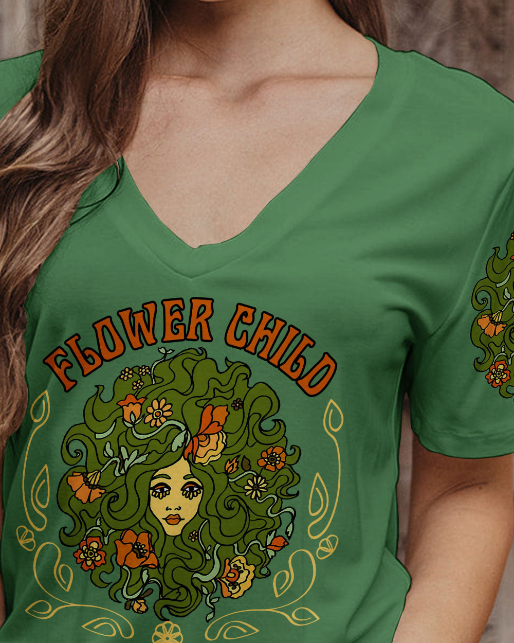 FLOWER CHILD HIPPIE SOUL ALL OVER PRINT - YHLN2102233