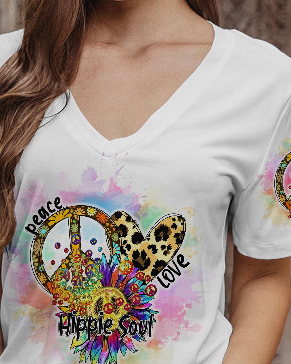 PEACE LOVE HIPPIE SOUL ALL OVER PRINT - TLTW0703236