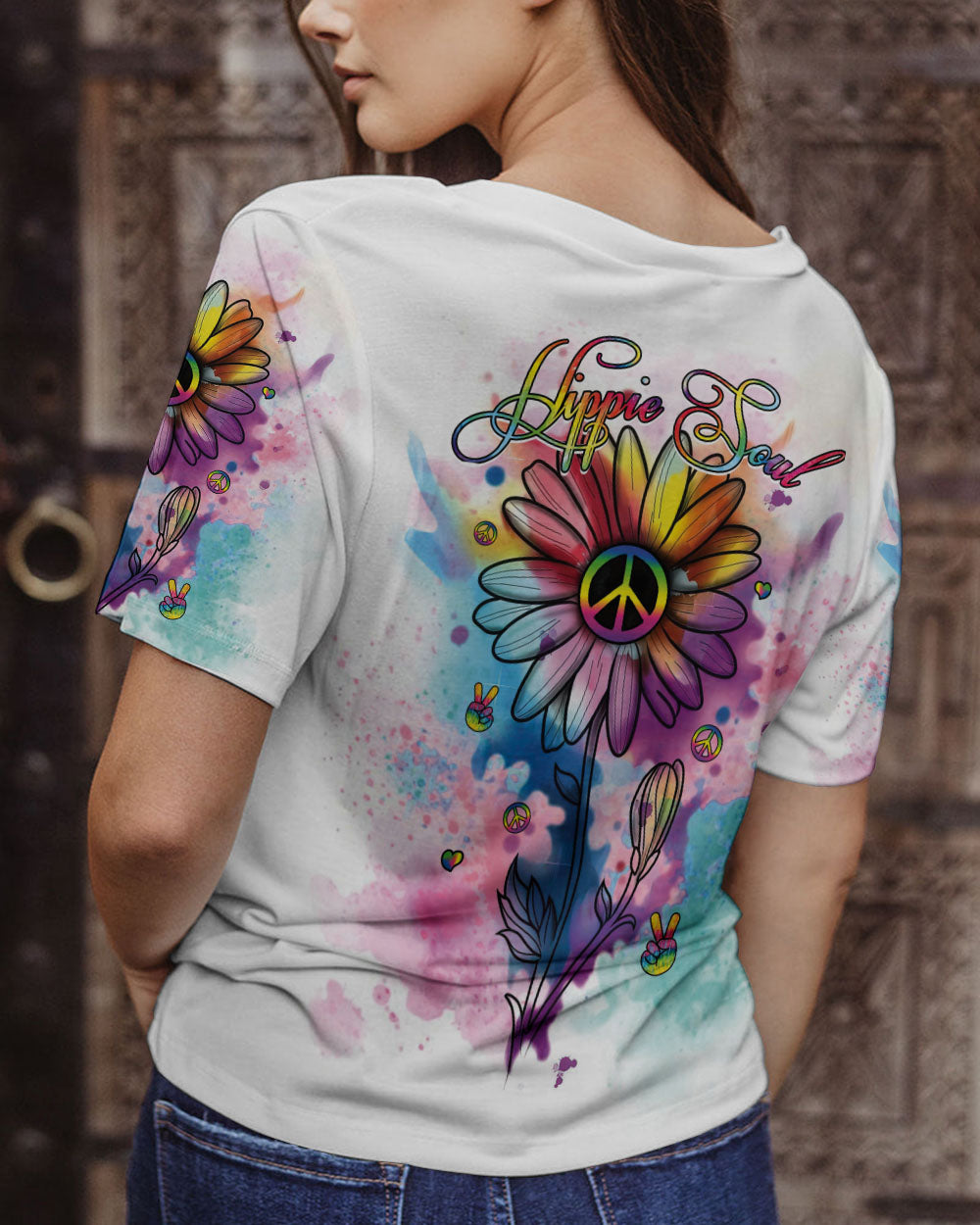 HIPPIE SOUL DAISY ALL OVER PRINT - YHHG0902233