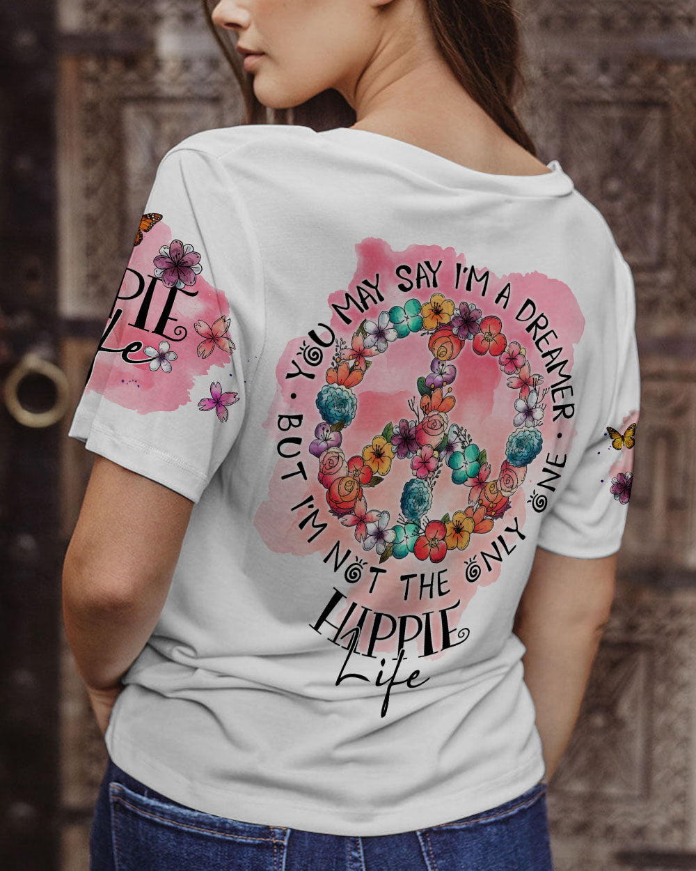 HIPPIE LIFE FLORAL ALL OVER PRINT - TL0502231