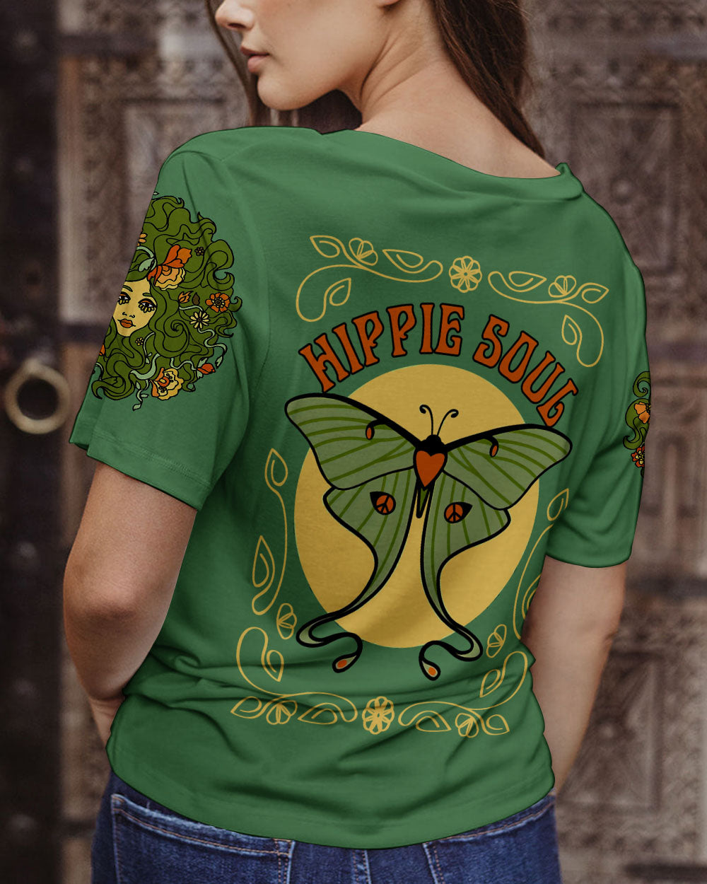 FLOWER CHILD HIPPIE SOUL ALL OVER PRINT - YHLN2102233