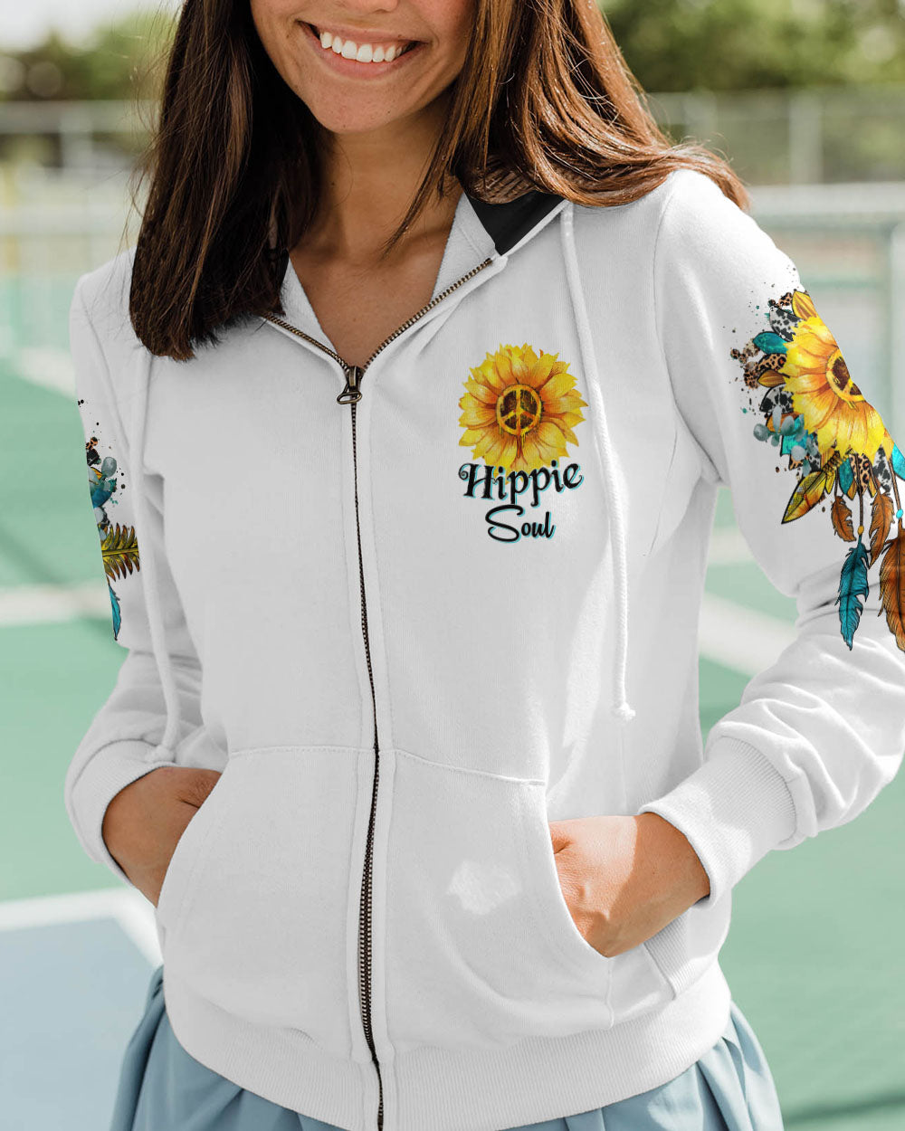 HIPPIE SOUL SUNFLOWER ARROW ALL OVER PRINT - TYTM2202232