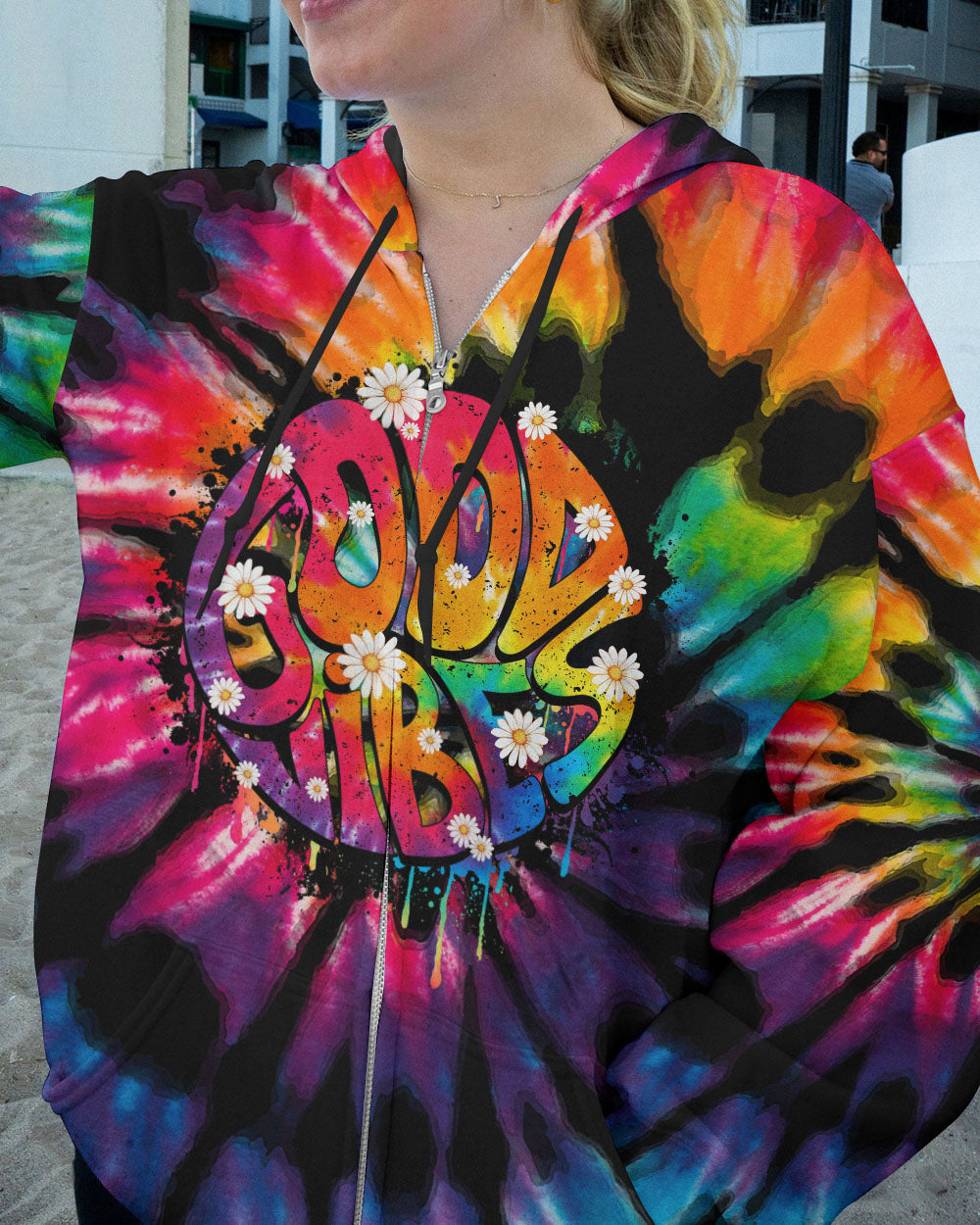 GOOD VIBES TIE DYE ALL OVER PRINT - TYTM1102231