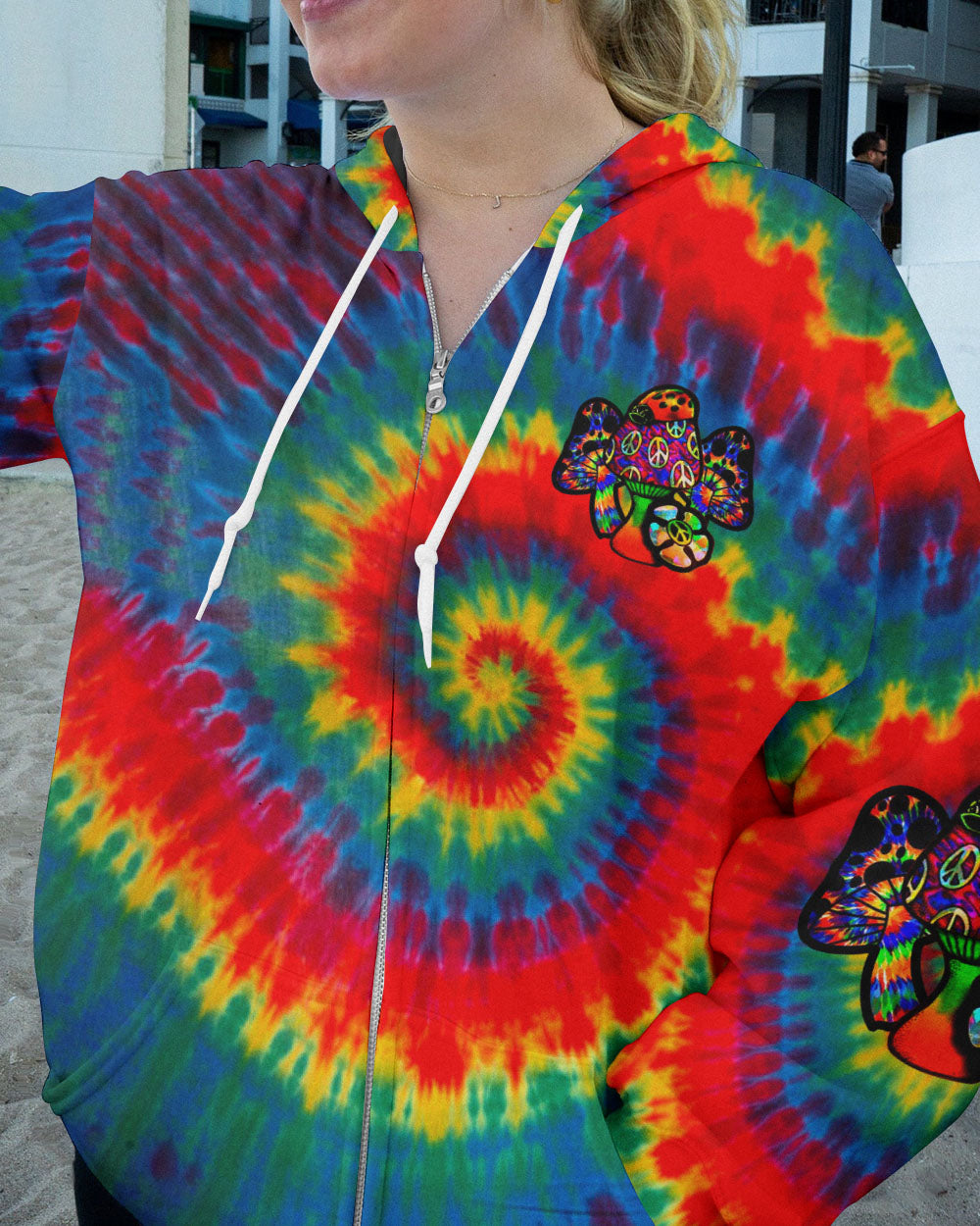 STAY TRIPPY LITTLE HIPPIE TIE DYE ALL OVER PRINT - YHLN1602231