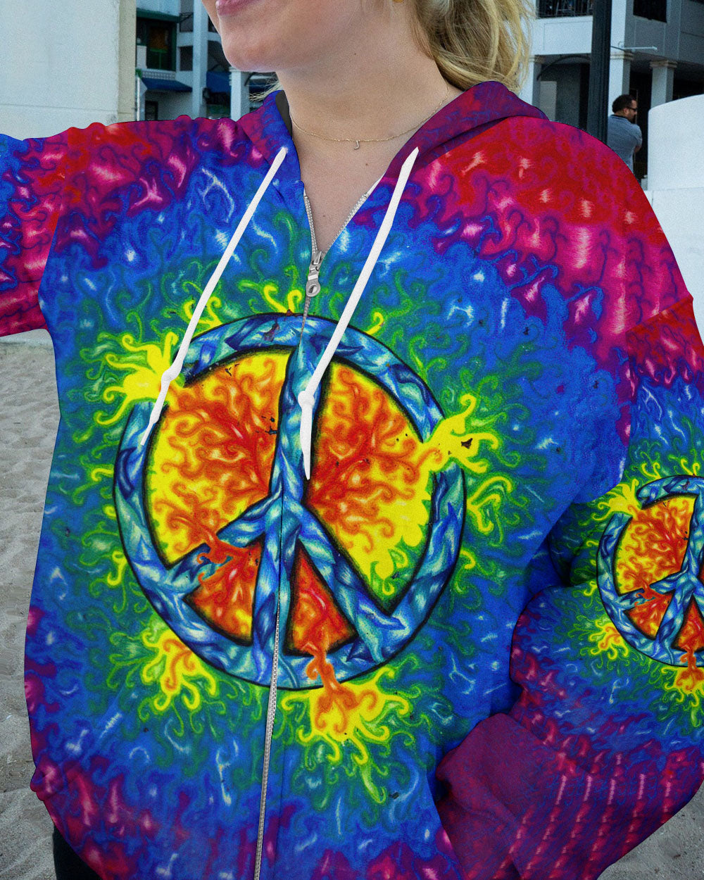 STAY TRIPPY LITTLE HIPPIE TIE DYE ALL OVER PRINT - YHLN2702233