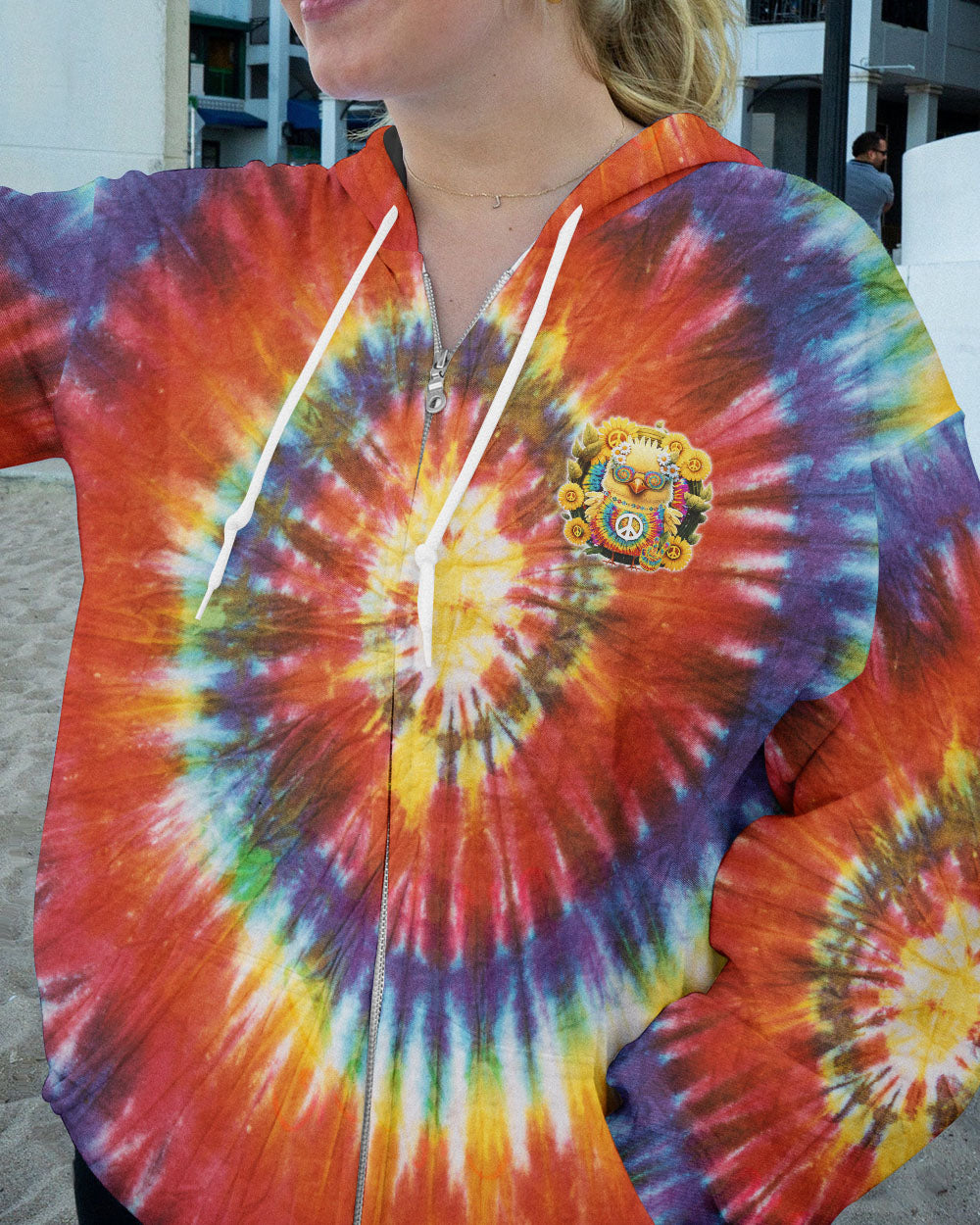 HIPPIE CHICK ALL OVER PRINT - TY1502232