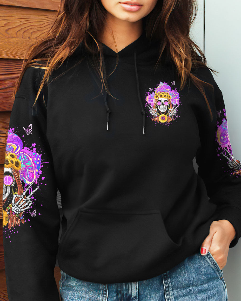FEELING GOOD SKULL ALL OVER PRINT - TY0702233