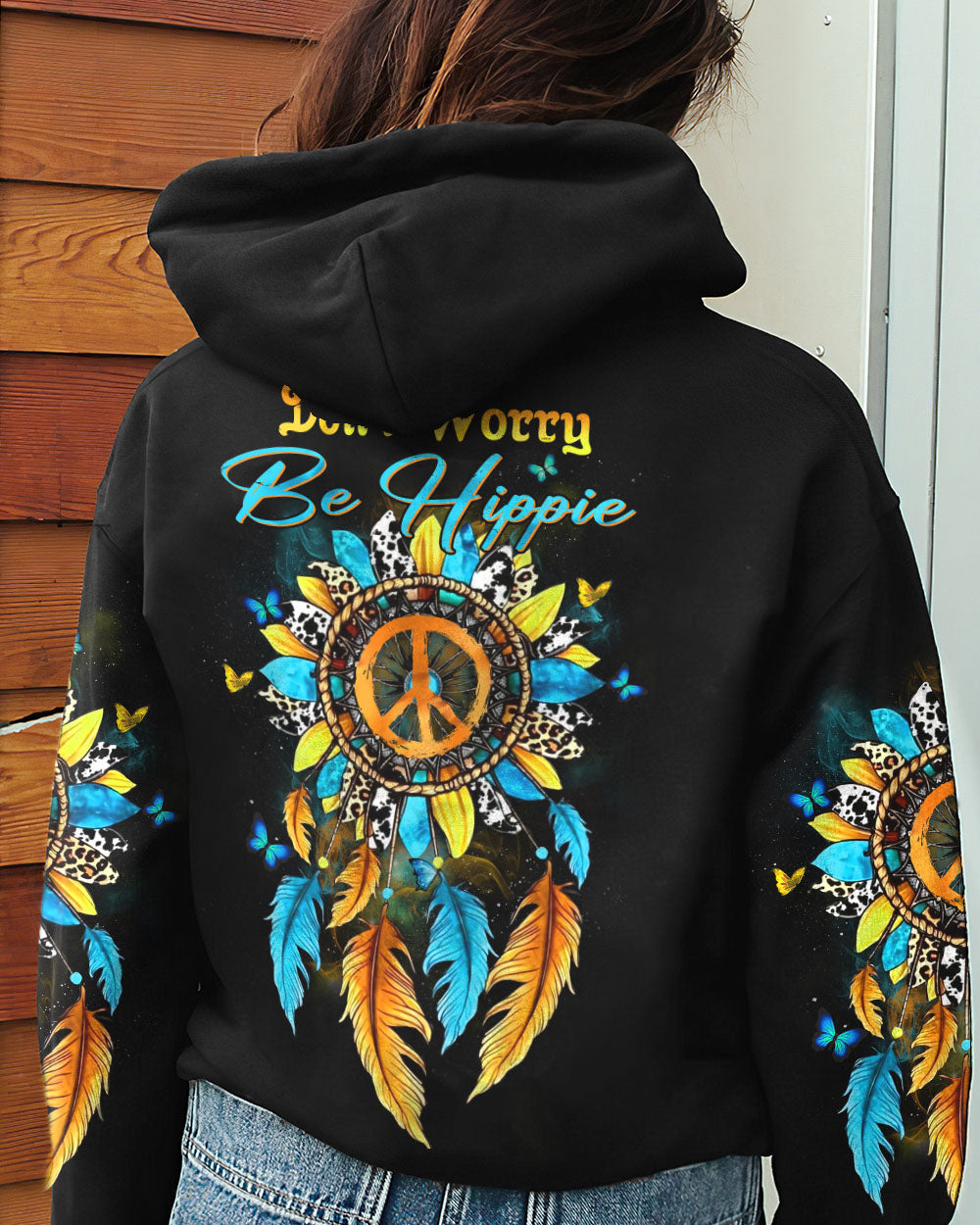DON'T WORRY BE HIPPIE ALL OVER PRINT - YHHN0203234