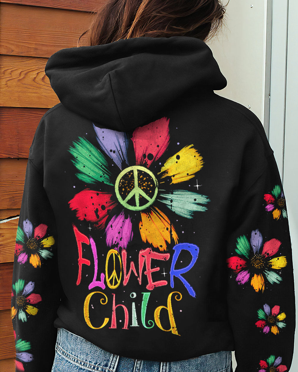 FLOWER CHILD DAISY COLORFUL ALL OVER PRINT - TA0803232