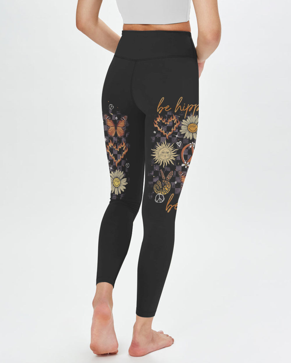 BE HIPPIE BE HAPPY ALL OVER PRINT - TY1002231