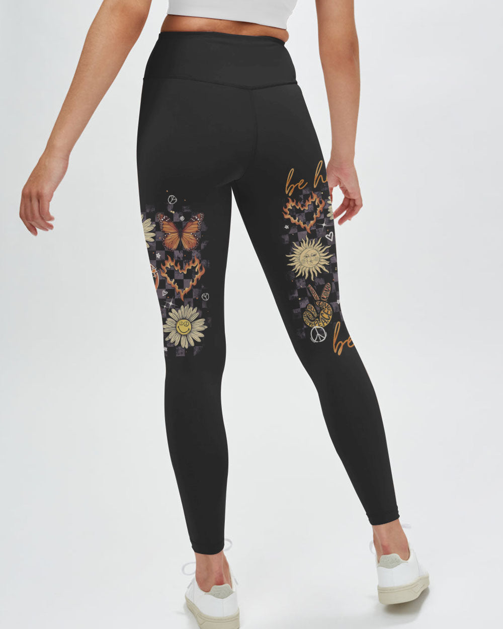 BE HIPPIE BE HAPPY ALL OVER PRINT - TY1002231