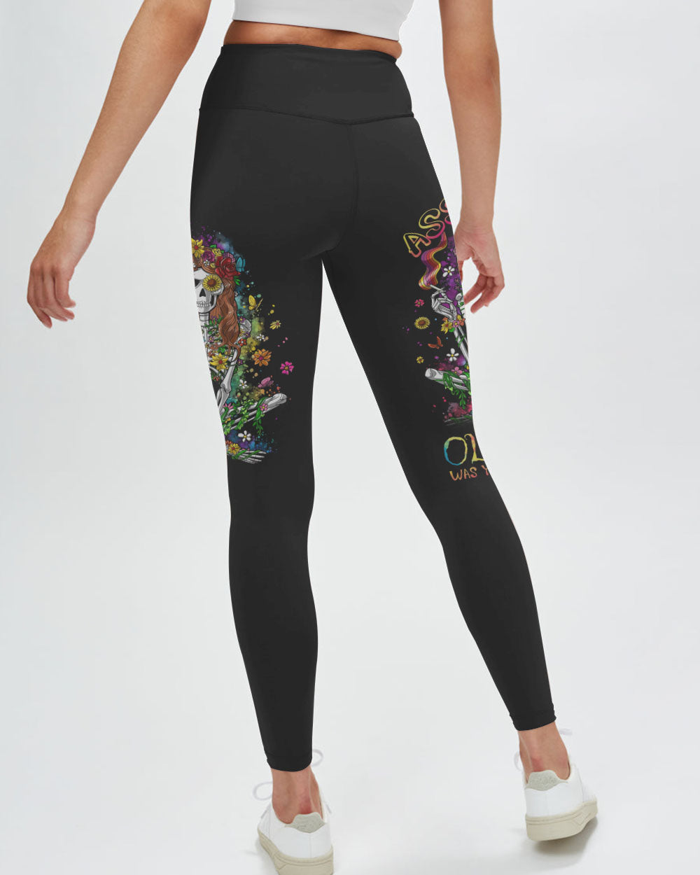 ASSUMING I'M JUST AN OLD LADY SKELETON ALL OVER PRINT - TL0602231
