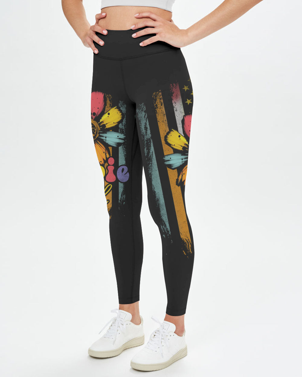 HIPPIE GIRL DAISY COLORFUL ALL OVER PRINT - TA0702231