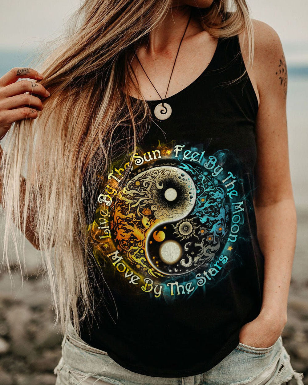 LIVE BY THE SUN YINYANG ALL OVER PRINT - TLTW1103238