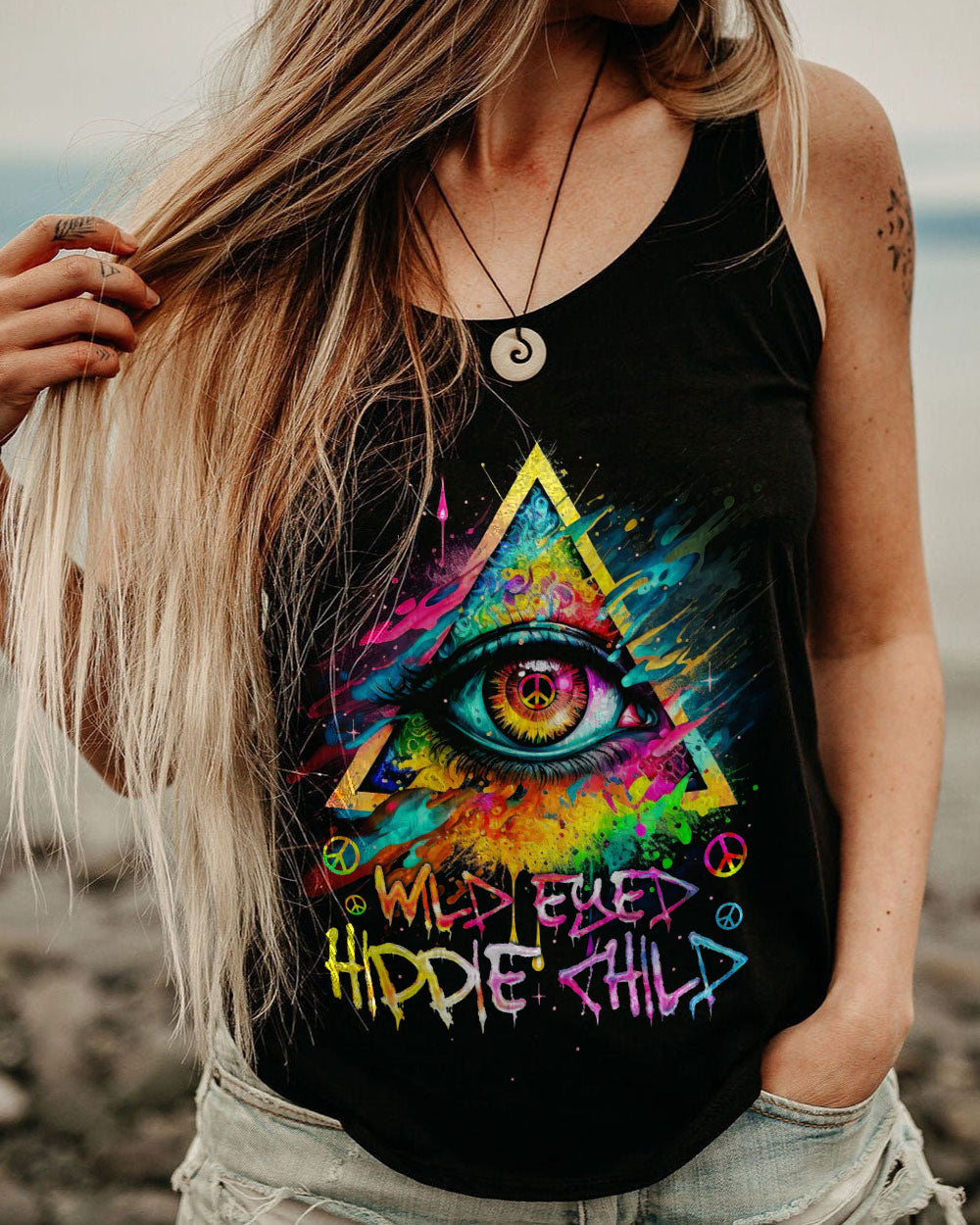 WILD EYED HIPPIE CHILD ALL OVER PRINT - TY0803231