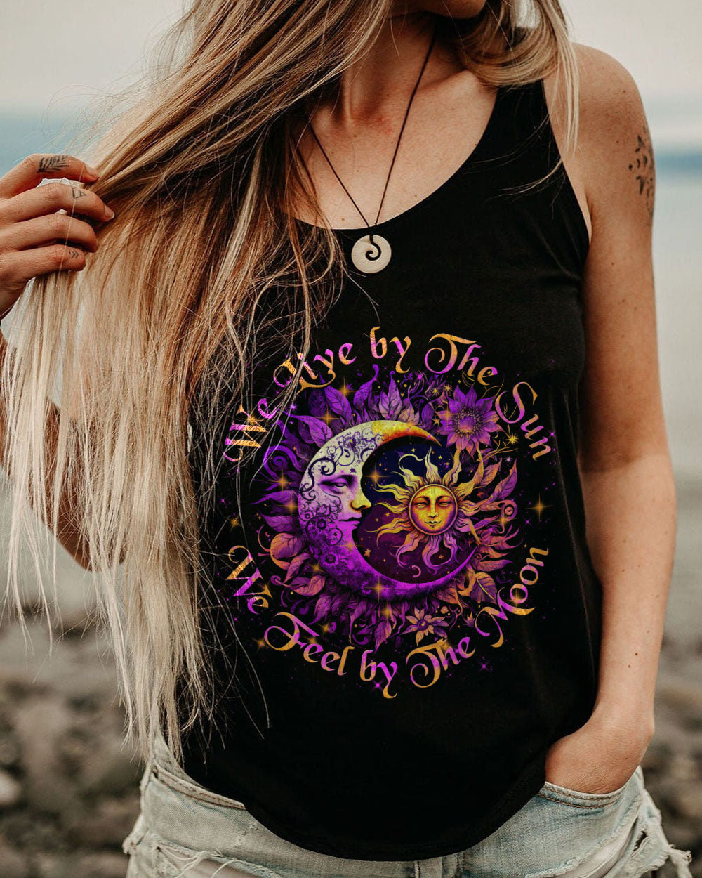 LIVE BY THE SUN PURPLE ALL OVER PRINT - TYTM0103234