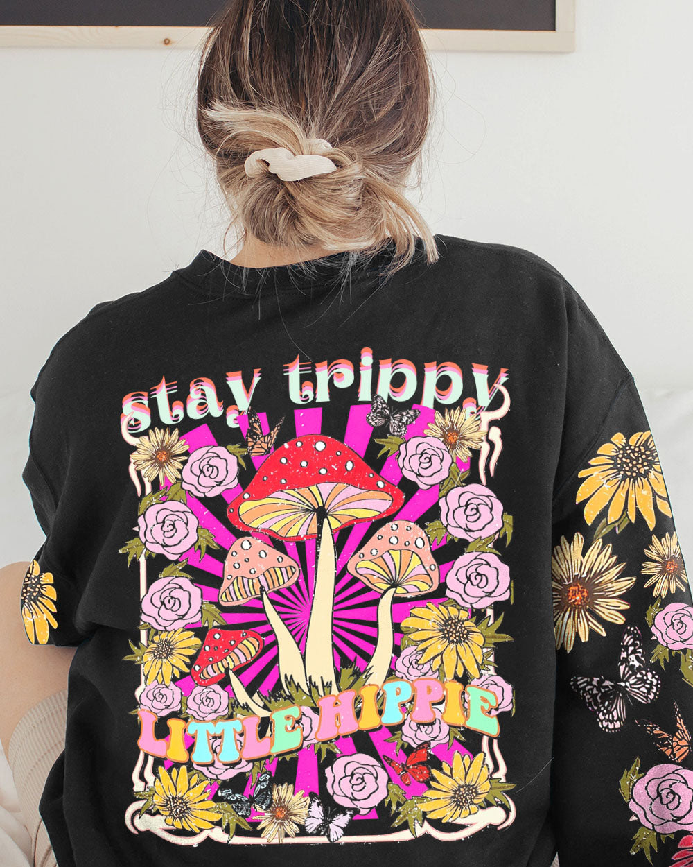 STAY TRIPPY LITTLE HIPPIE BOHO ALL OVER PRINT - TA3101233