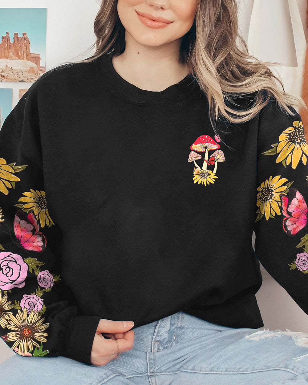 STAY TRIPPY LITTLE HIPPIE BOHO ALL OVER PRINT - TA3101233