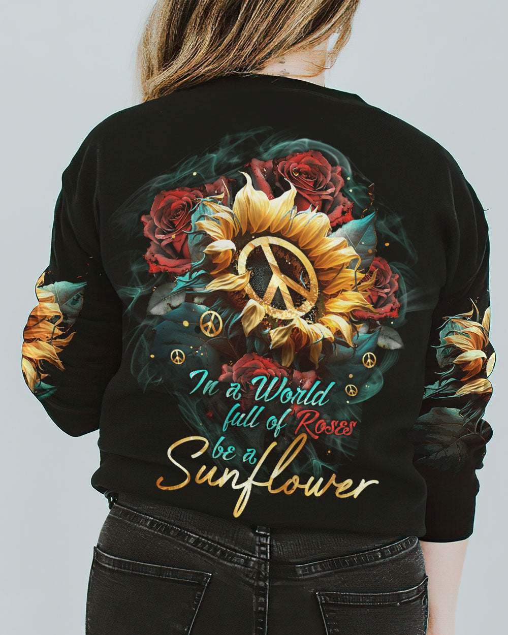 BE A SUNFLOWER ALL OVER PRINT - TY1402232