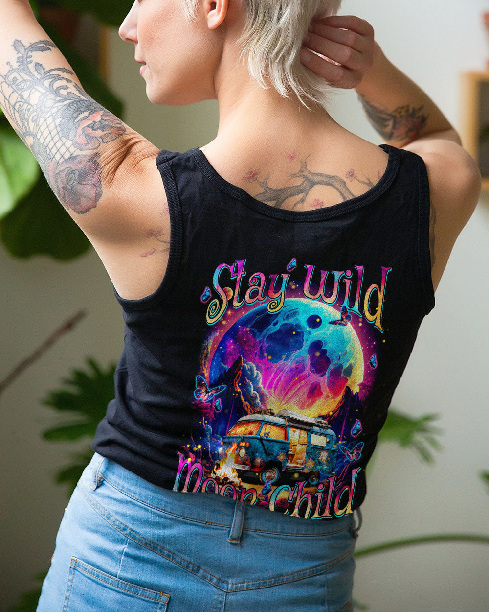 STAY WILD MOON CHILD COLORFUL ALL OVER PRINT - TYTM0803234