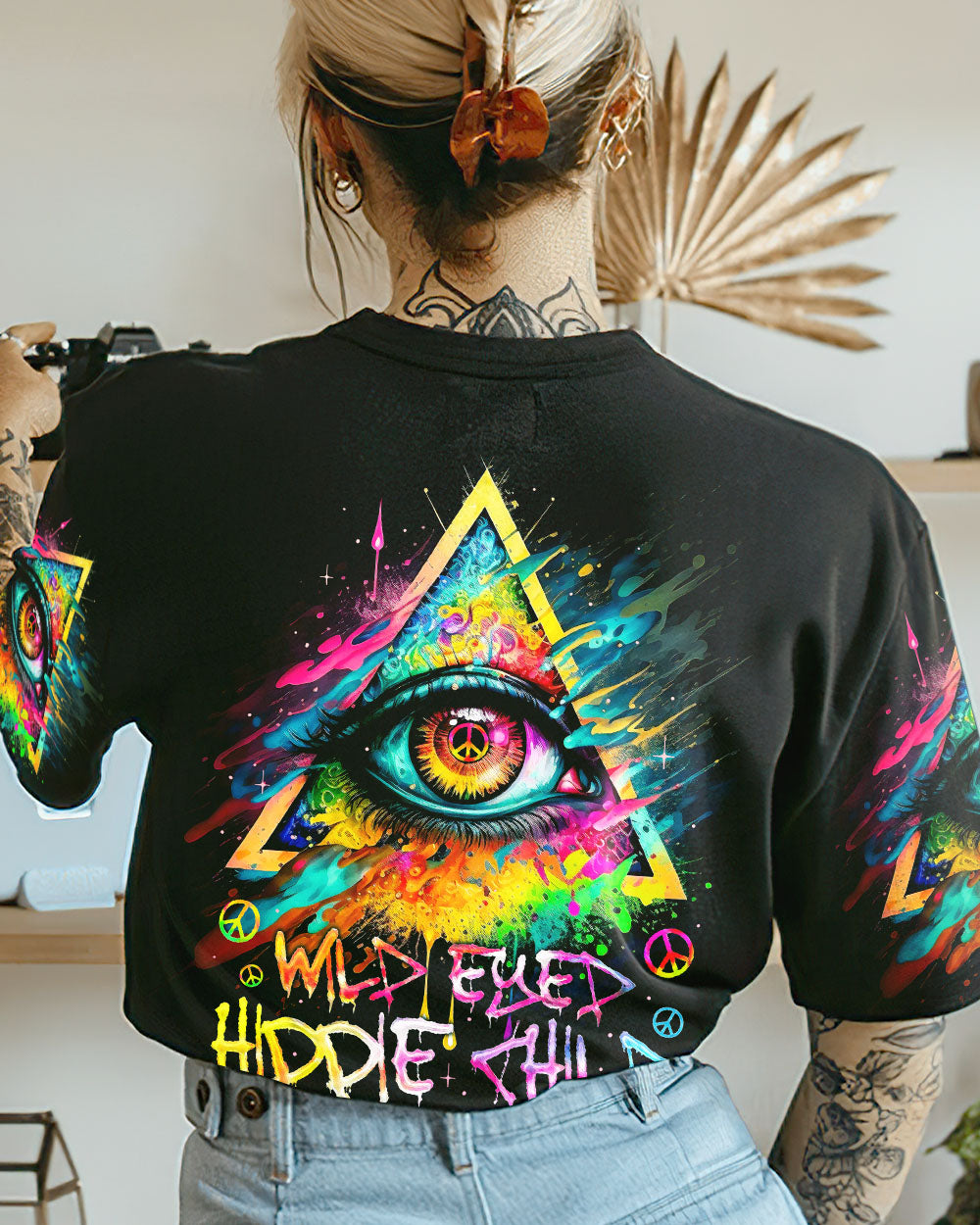 WILD EYED HIPPIE CHILD ALL OVER PRINT - TY0803231