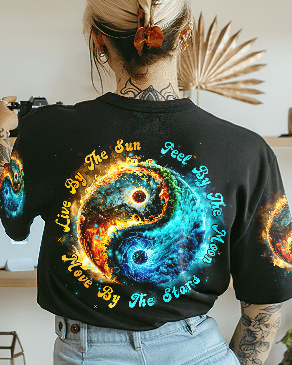 LIVE BY THE SUN YINYANG ALL OVER PRINT - TLNZ0903231