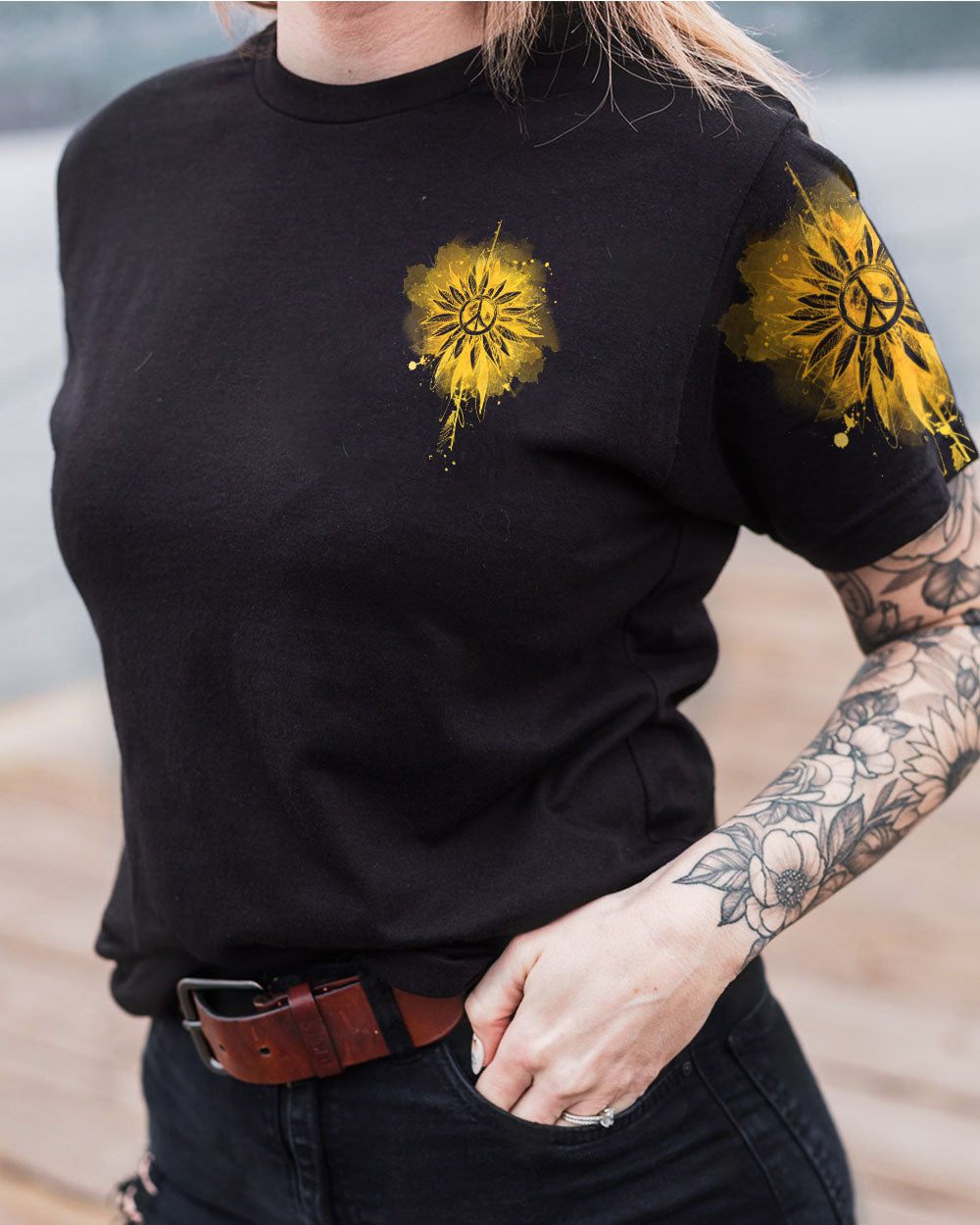 HIPPIE SOUL SUNFLOWER ALL OVER PRINT - TA2402231