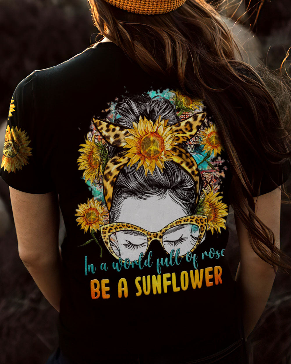 BE A SUNFLOWER ALL OVER PRINT - TA3101238
