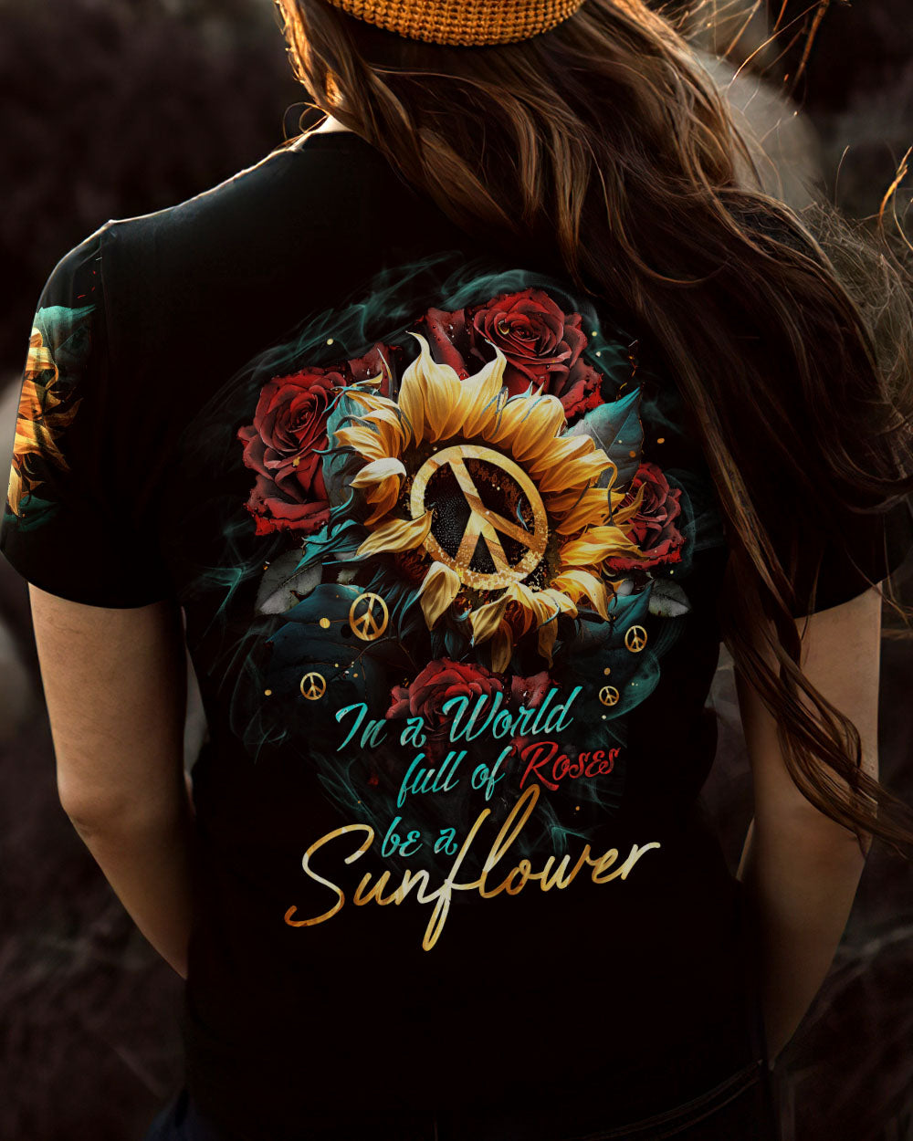BE A SUNFLOWER ALL OVER PRINT - TY1402232