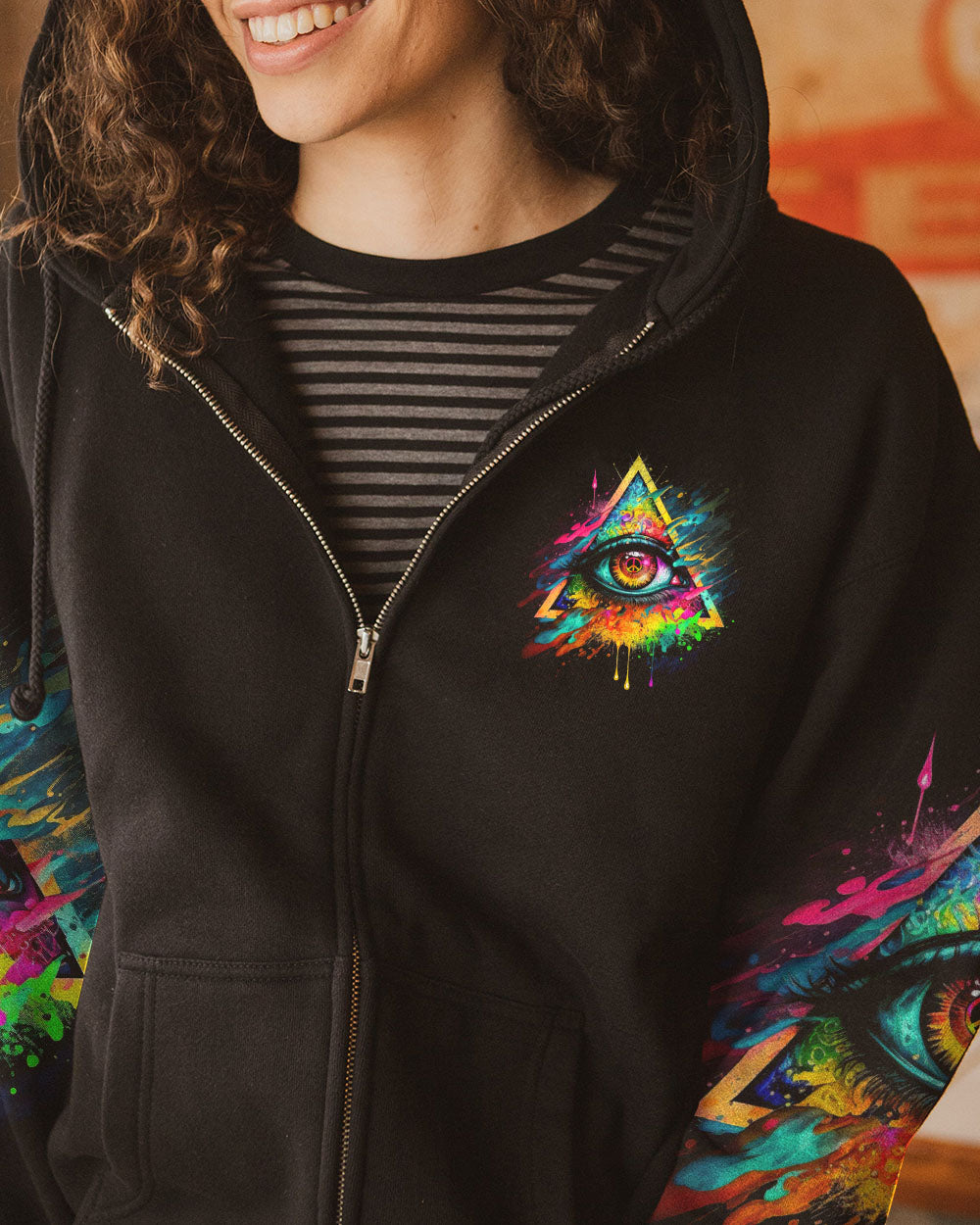 WILD EYED HIPPIE CHILD ALL OVER PRINT - TY0803231